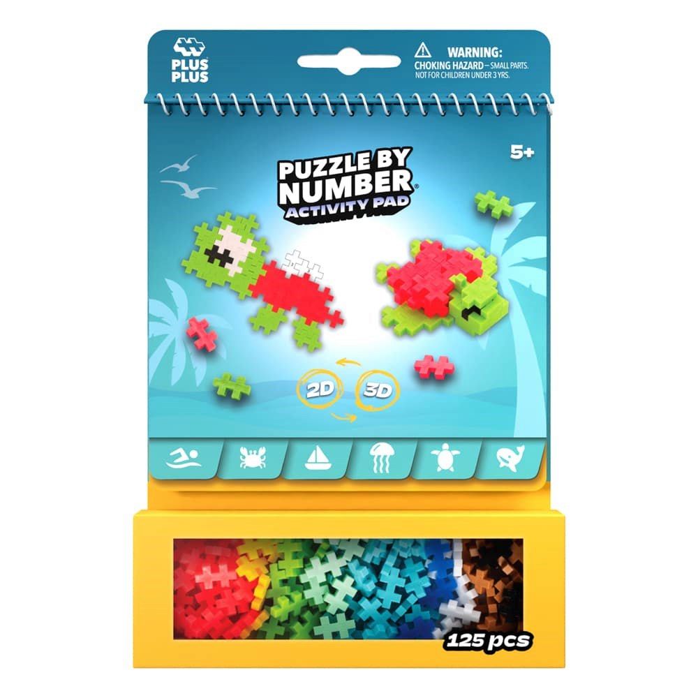 Activity Pad Puzzle by Number Ocean