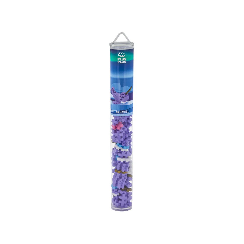 Plus Plus Narwhal 100pc Tube