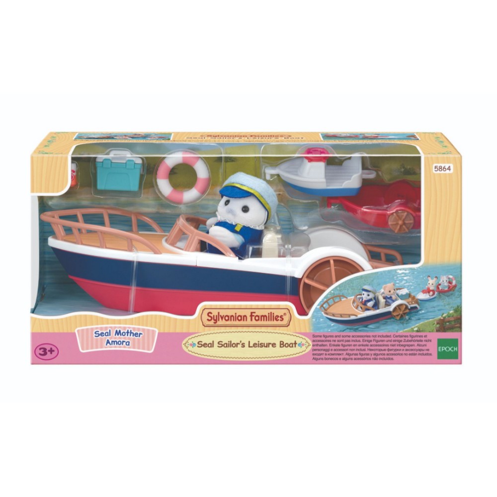 Sylvanian Families - Seal Sailor's Leisure Boat - Action Figure