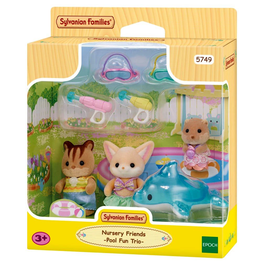 Sylvanian Families Nursery Friends Pool Fun Trio Playset