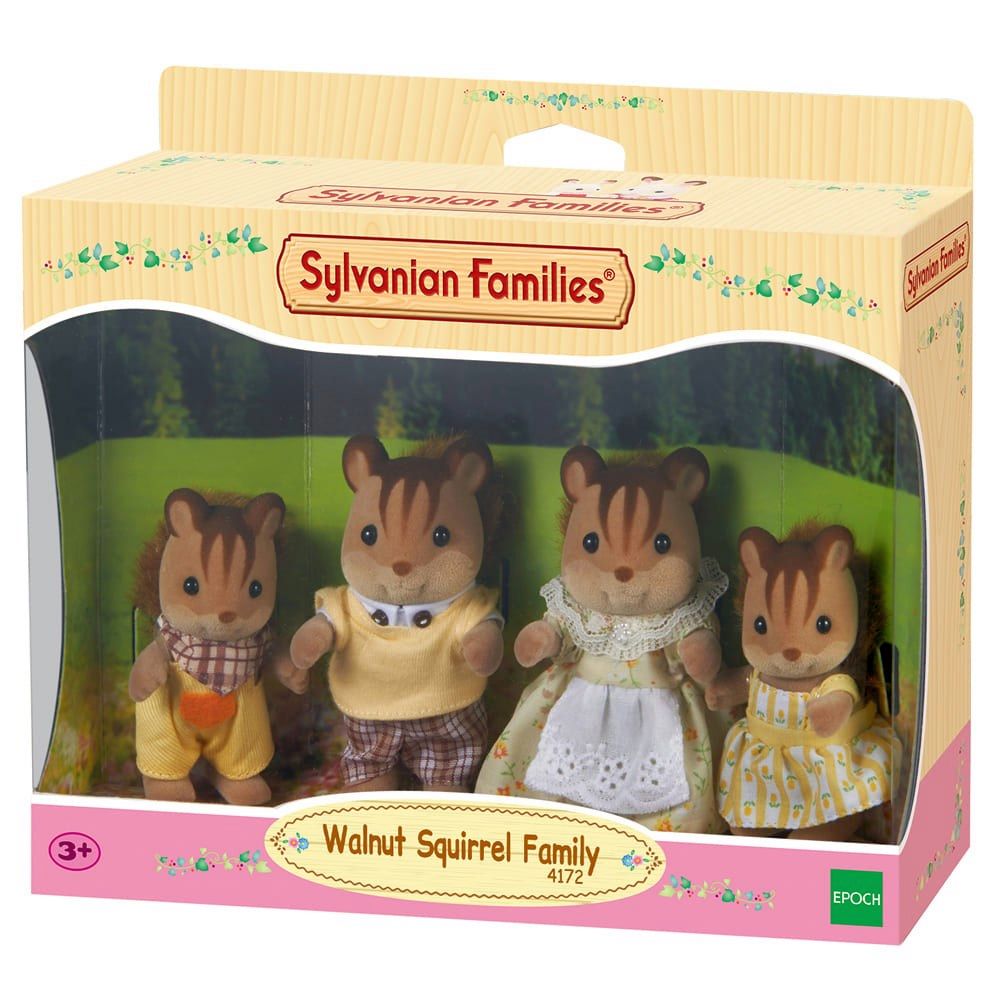 Sylvanian Families Walnut Squirrel Family
