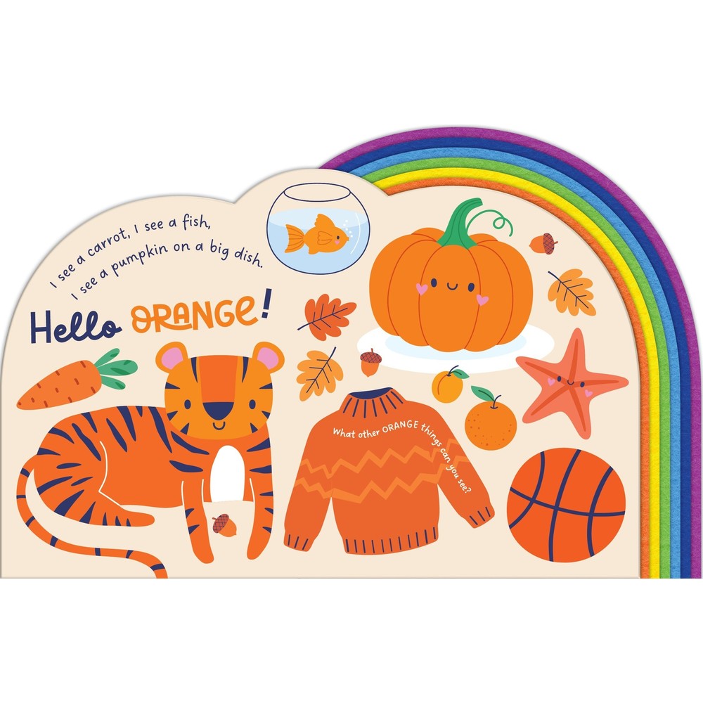 Chunky Felt Board Book - Hello Rainbow