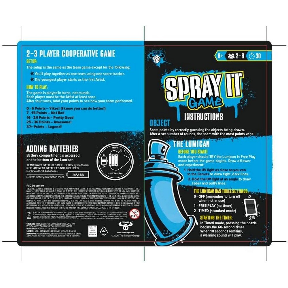 Spray It! Game - Board Game