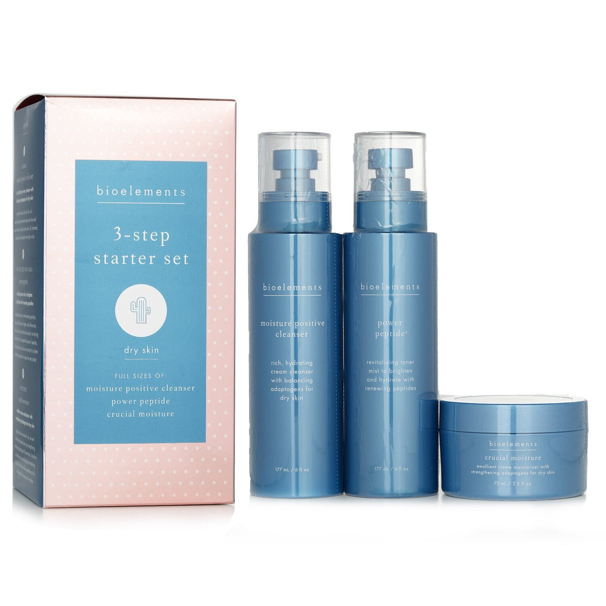 Bioelements - 3-Step Starter For Dry Skin Set - 3pcs