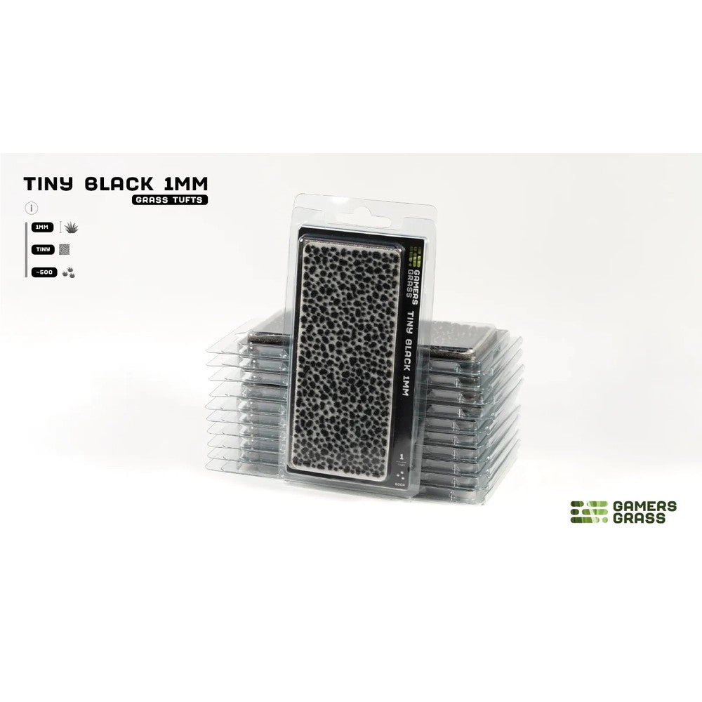 Gamers Grass - Grass Tufts - Tiny Black 1mm - Miniature Figure