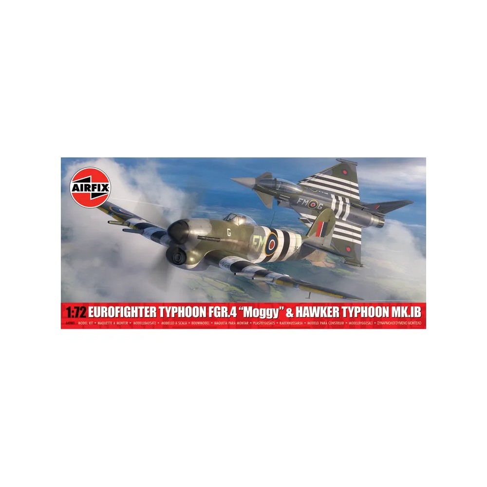 Airfix - Twin Pack - Eurofighter Typhoon FGR.4 (FMOG) + Hawker Typhoon Mk.Ib