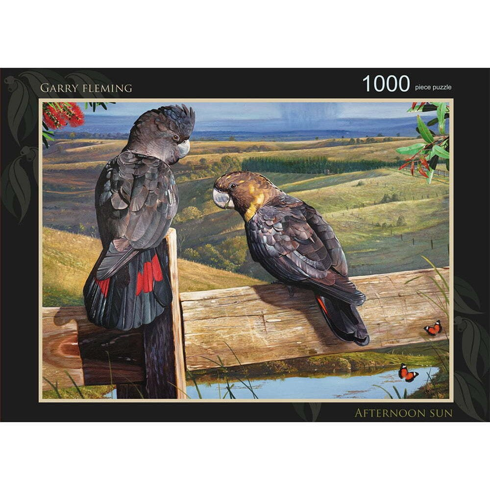 Brolly - Garry Fleming Black Cockatoo 1000 Piece - Jigsaw Puzzle