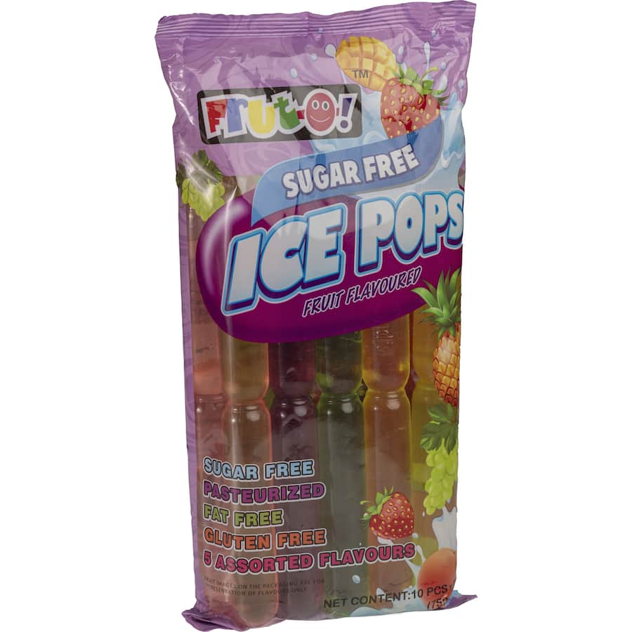 Frut O Ice Pops Sugar Free 750mL