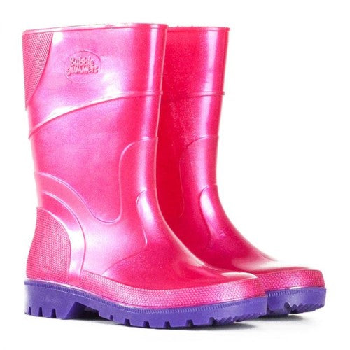 Gumboots - Bata Bubblegummer Pink/ Kids (Size 14)