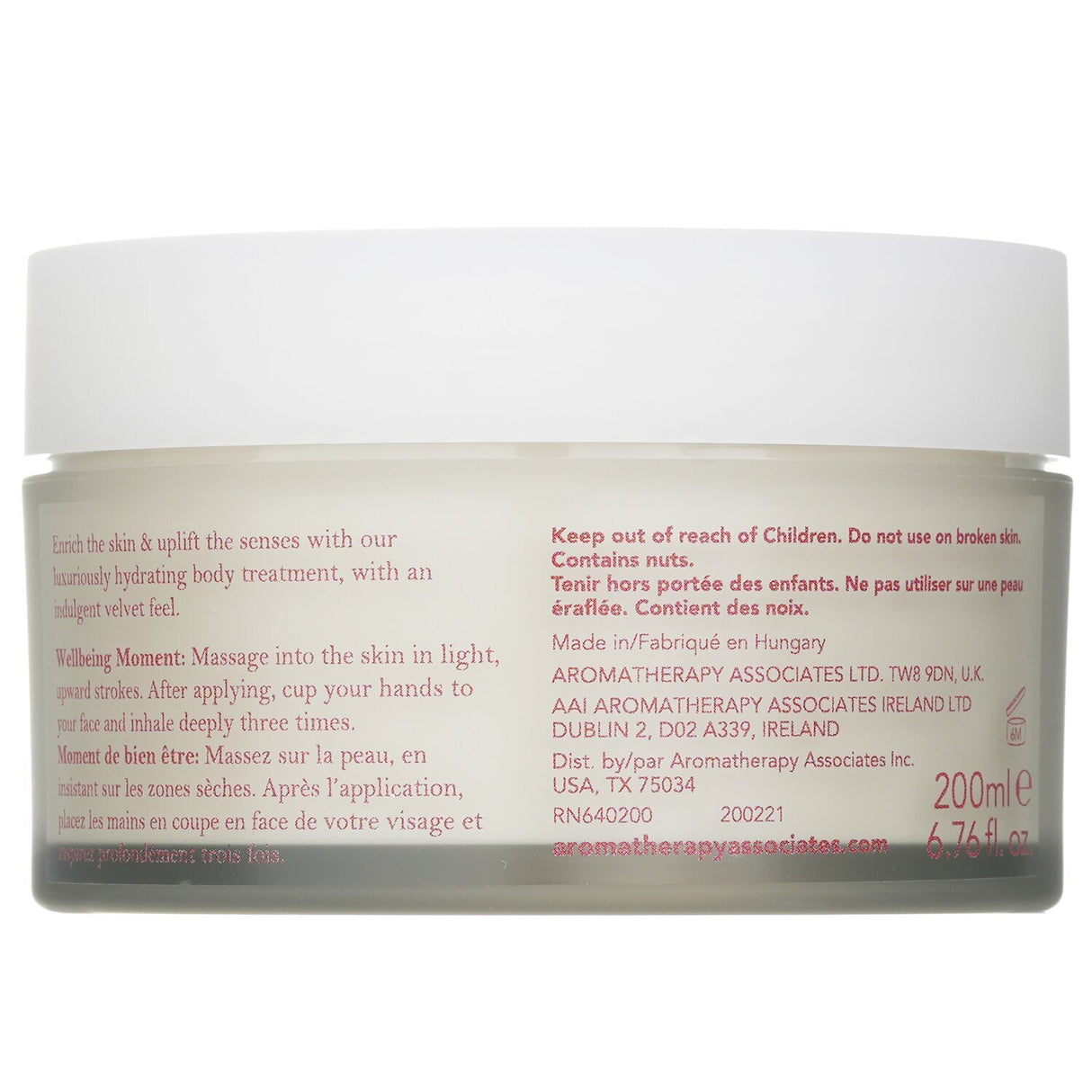 Aromatherapy Associates Rose Indulgent Body Cream 200ml/6.76oz
