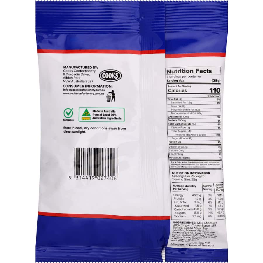 Scorched Peanut Bites With Milk Chocolate 140g