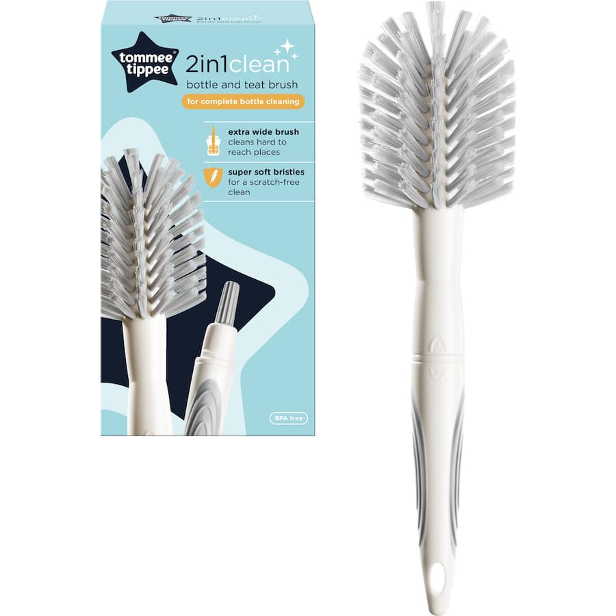 Tommee Tippee Bottle And Teat Brush 2 In 1 Clean 1pack