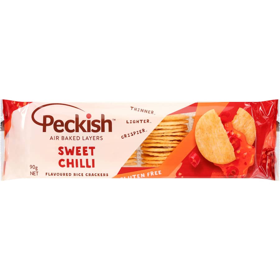 Peckish Rice Crackers Sweet Chilli 90g
