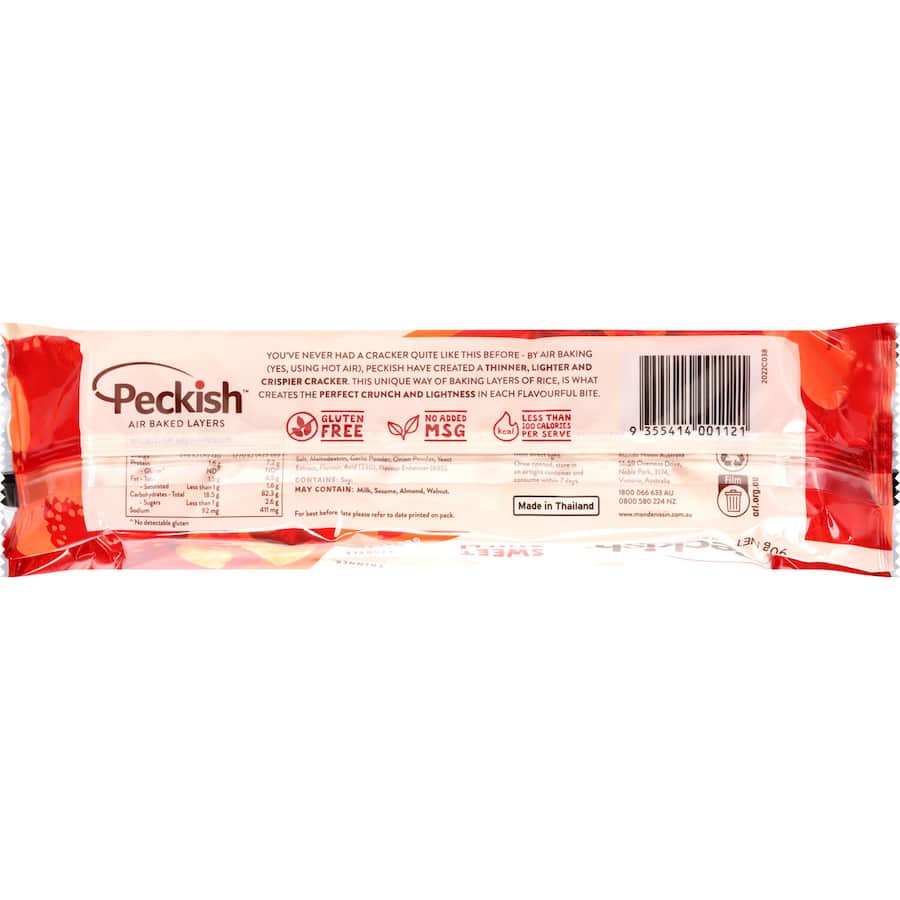 Peckish Rice Crackers Sweet Chilli 90g