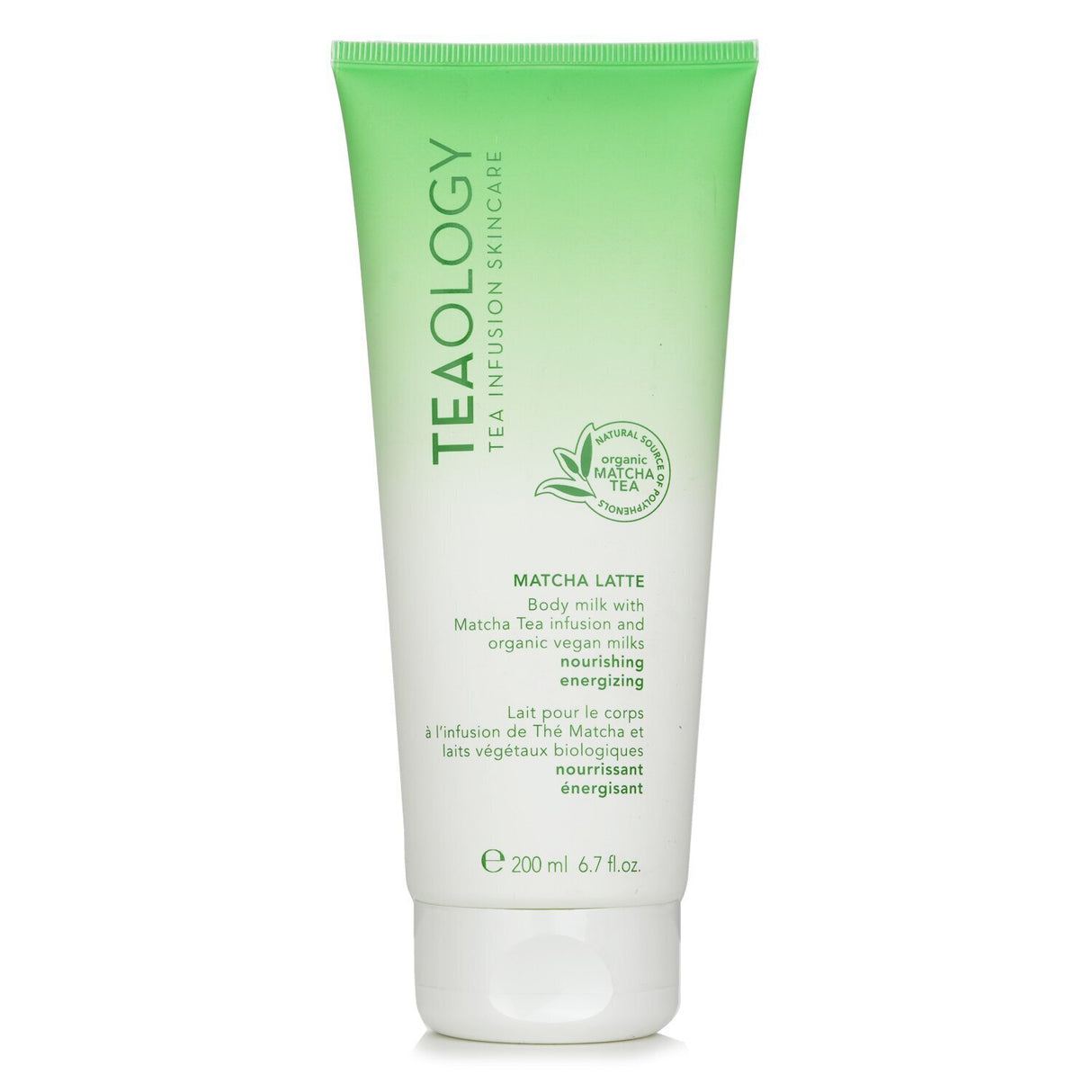 Luxurious Matcha Latte Body Milk, 200ml; hydrates & revitalizes skin with natural ingredients like matcha, oat, and rice milk.