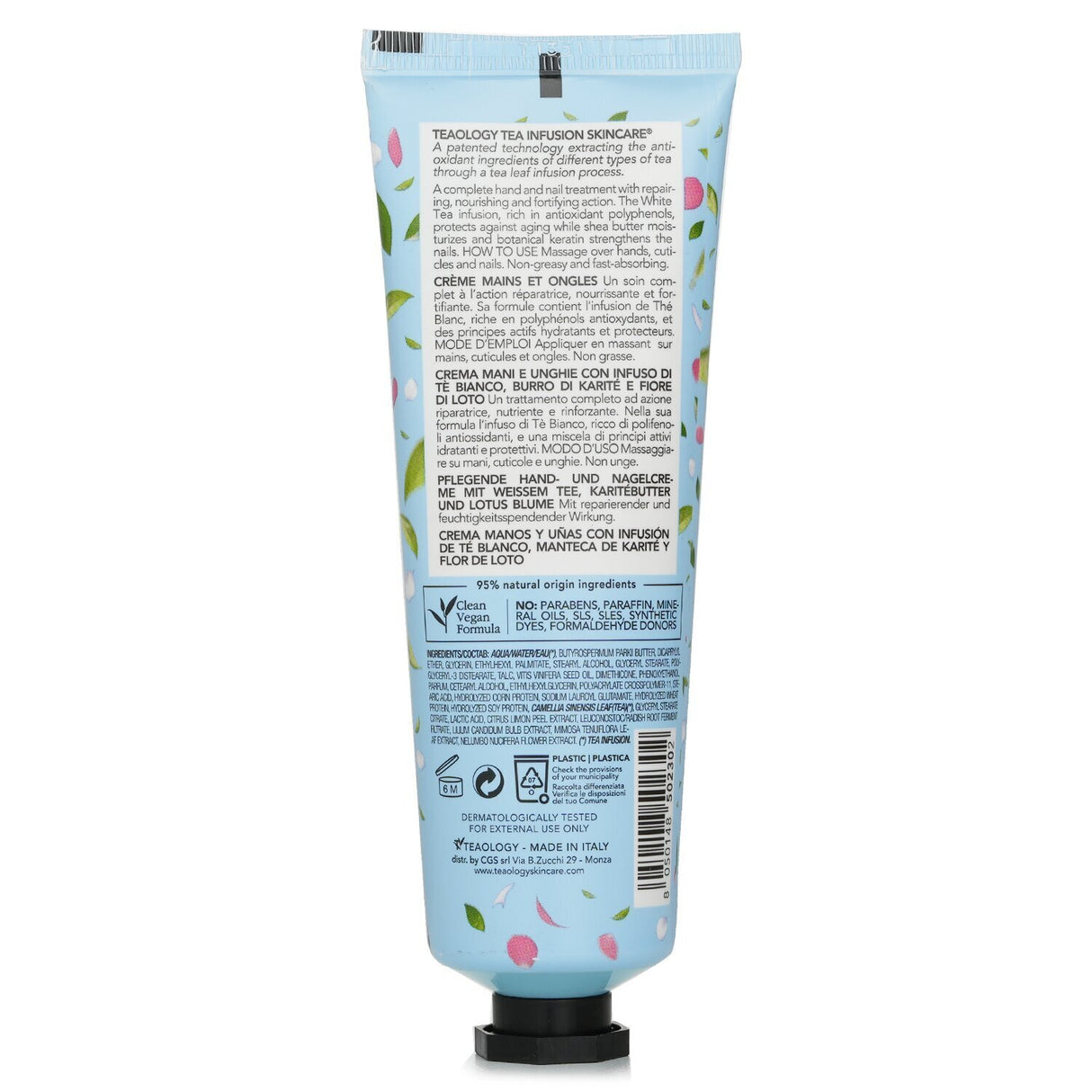 Teaology - White Tea Hand & Nail Cream - 75ml/2.5oz