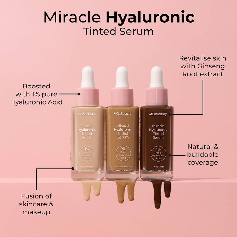 Mcobeauty Miracle Hyaluronic Tinted Facial Serum Very Light 30mL