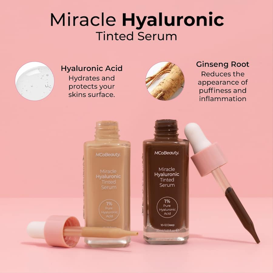 Mcobeauty Miracle Hyaluronic Tinted Facial Serum Very Light 30mL