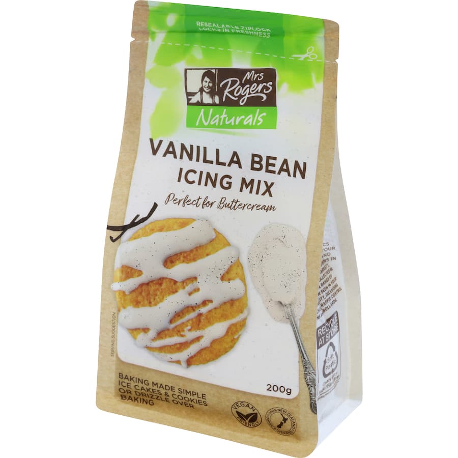 Mrs Rogers Icing Mix Vanilla Bean - 200g