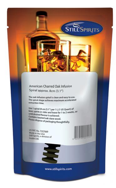 Still Spirits American Charred Oak Infusion Bottle Spiral