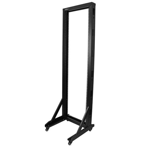 2-Post Server Rack with Casters - 42U