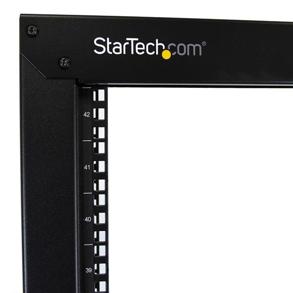 2-Post Server Rack with Casters - 42U