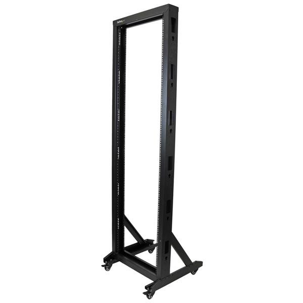 2-Post Server Rack with Casters - 42U