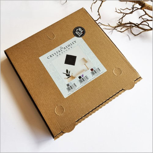 2 Tone Square Tapa 3 (Black Acrylic + BlackACM) Art Squares