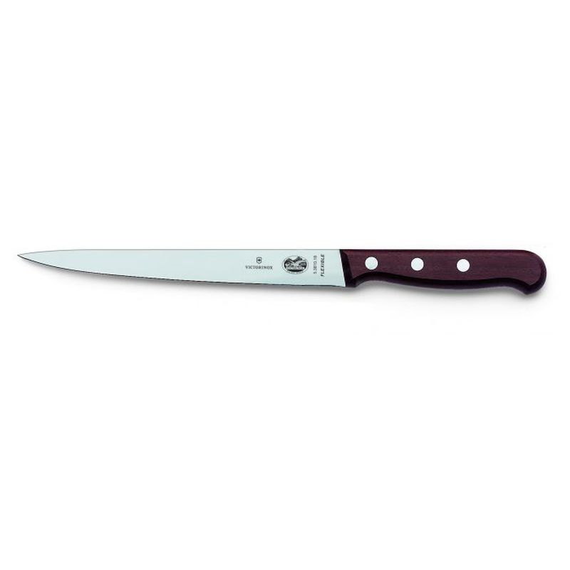 Victorinox Filleting Knife 18cm Narrow Extra Flex Rosewood