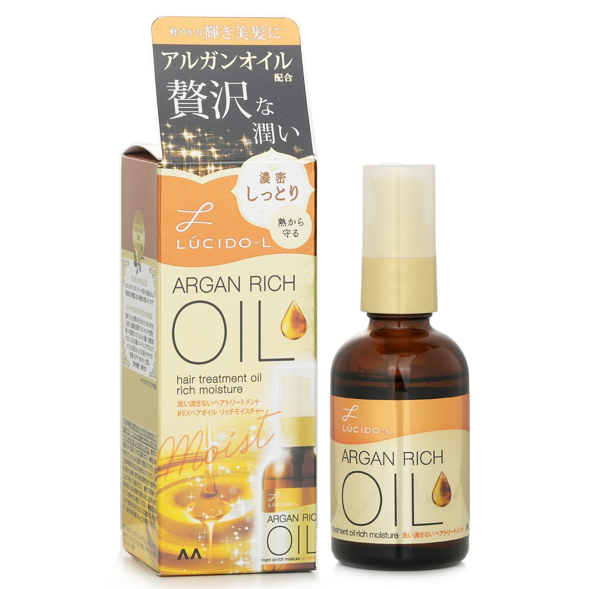 Lucido-L - Argan Oil Hair Treatment Oil Rich Moisture - 60ml/2oz