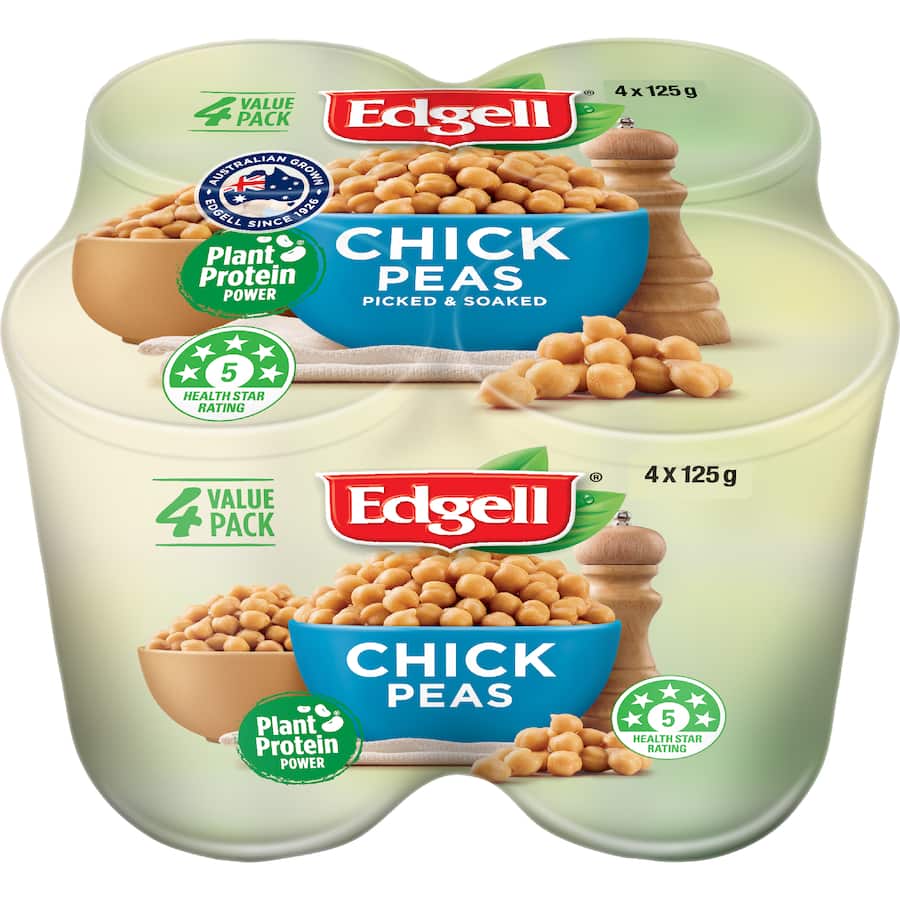 Edgell Chick Peas 4 pack 500g