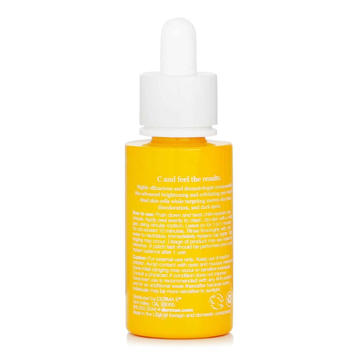 Derma E - Vitamin C 10% Multi-Acid Radiance Liquid Peel - 30ml/1oz