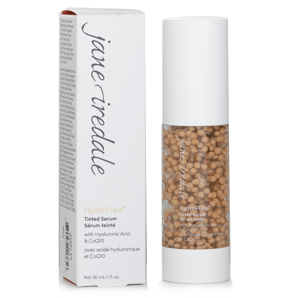 Jane Iredale - HydroPure Tinted Serum with Hyaluronic Acid + CoQ10 #Light to Med