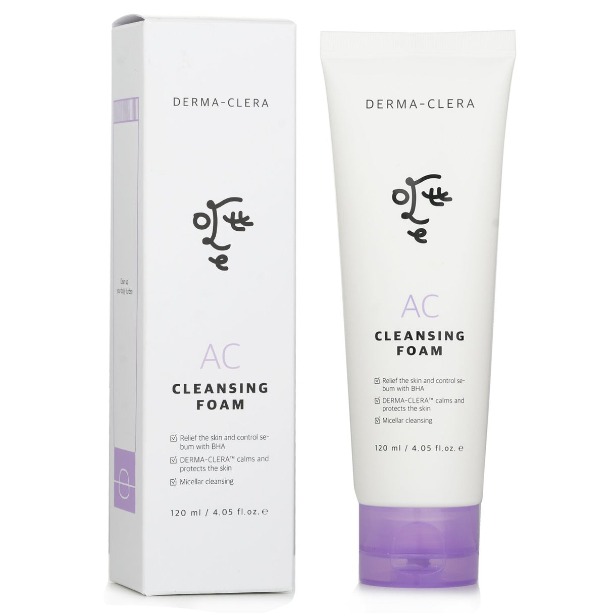 Ottie - Derma Clera AC Cleansing Foam - 120ml/4.05oz