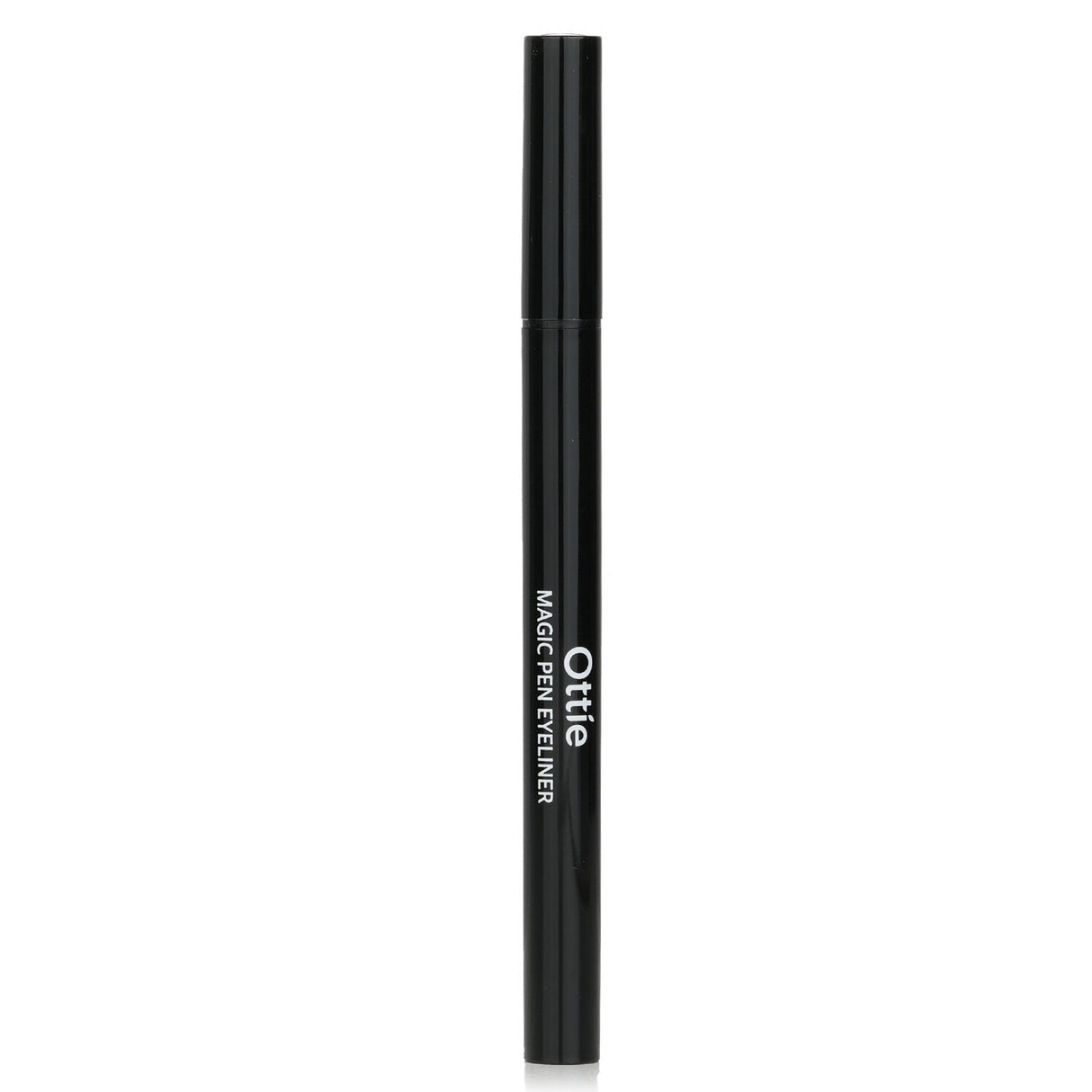 Ottie Magic Pen Eyeliner in #Black, 0.5g, offers precision, vivid color, and long-lasting, water-resistant wear.