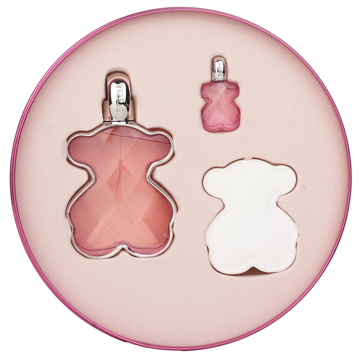 Tous Love Me The Silver Set: Eau De Parfum Spray 90ml + 4.5ml + Perfumable Ceram