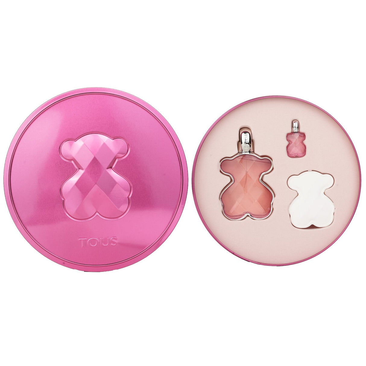 Tous Love Me The Silver Set: Eau De Parfum Spray 90ml + 4.5ml + Perfumable Ceram