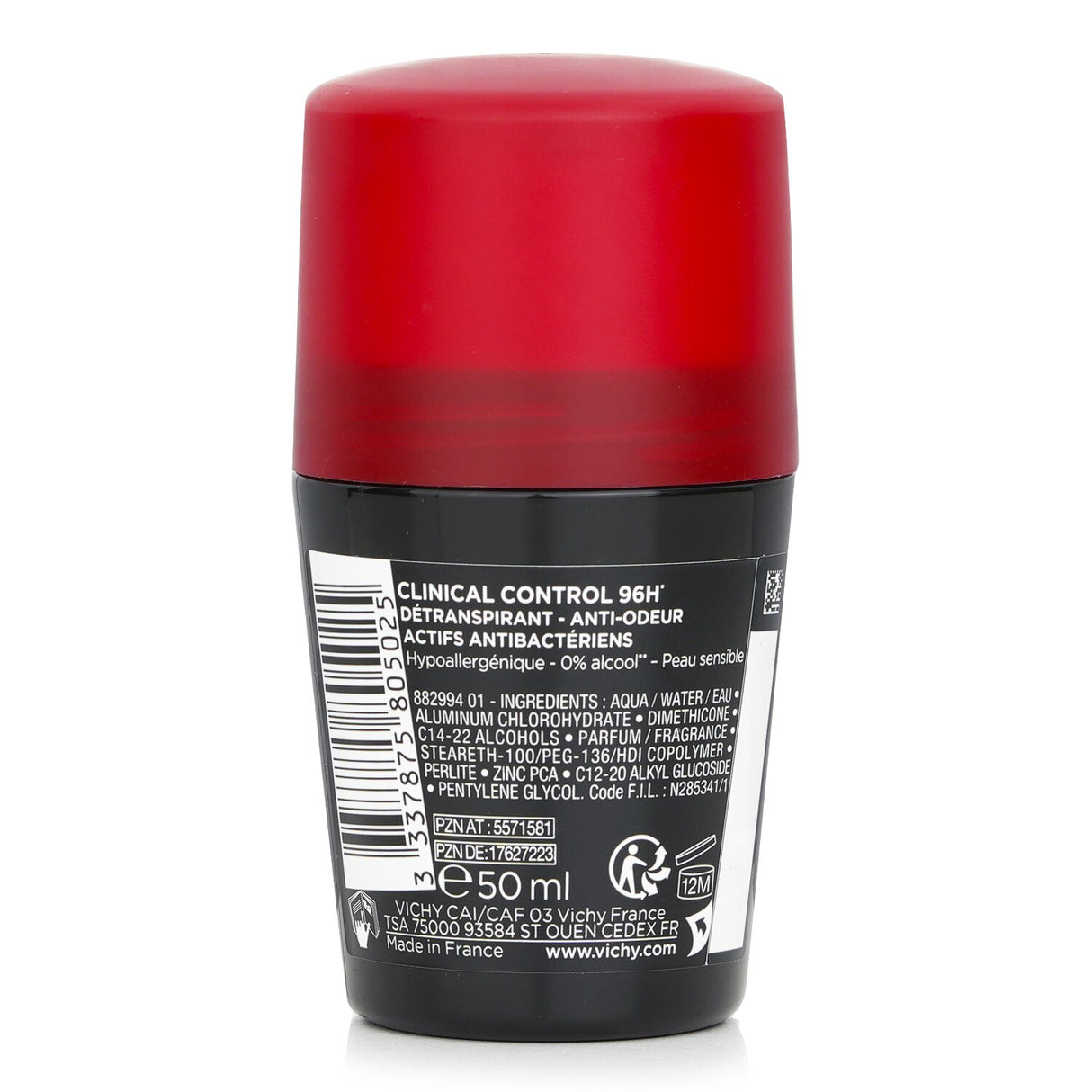 Vichy - Homme Clinical Control 96H Anti-Transpirant For Men - 50ml/1.69oz