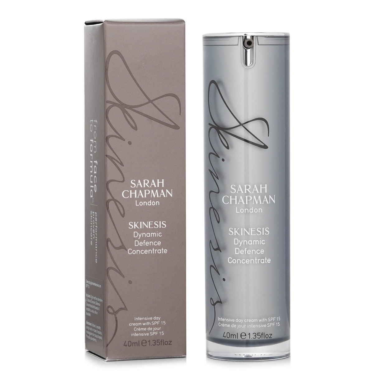 Luxurious 40ml intensive day cream with SPF15, infused with actives for youthful, radiant skin and a refreshing floral scent.