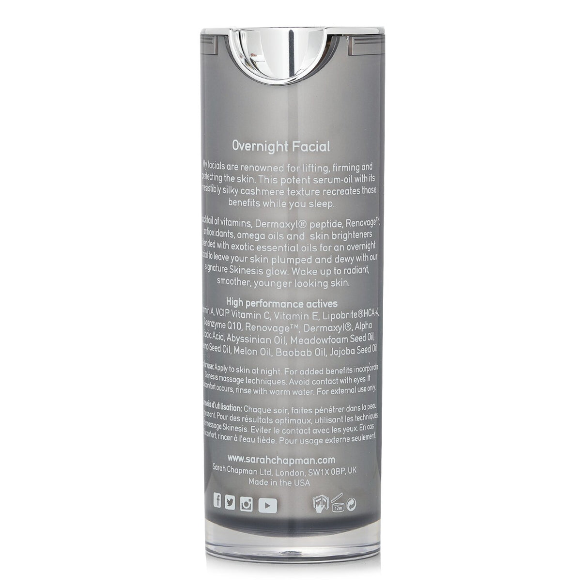 Sarah Chapman - Skinesis Overnight Facial Night Elixir - 15ml/0.5oz