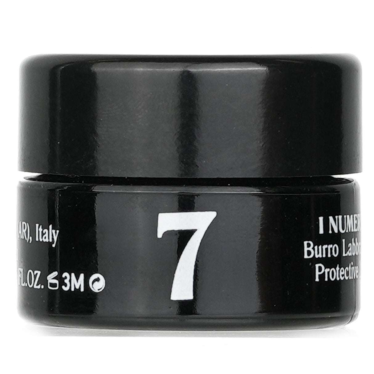 Luxurious I Numeri Primi N.7 Protective Face-Lip Butter, 5ml, enriched with Shea Butter and Jojoba Oil for hydration and protection.
