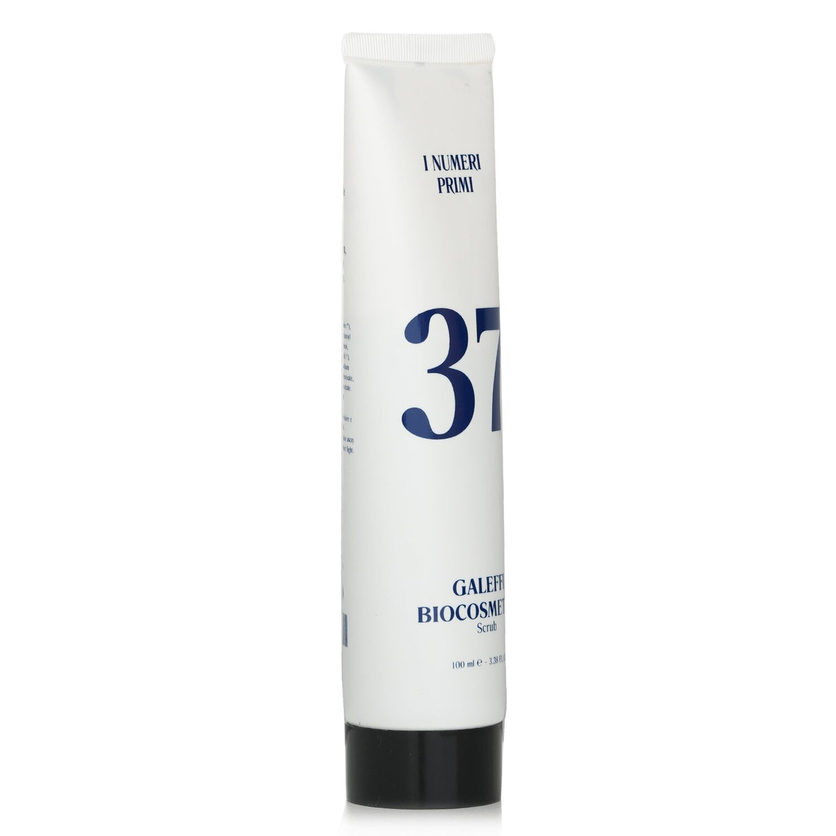I Numeri Primi - N.37 Facial and Body Scrub, a revitalizing 100ml gel with Acai Berries and Avocado Oil for smooth, hydrated skin.