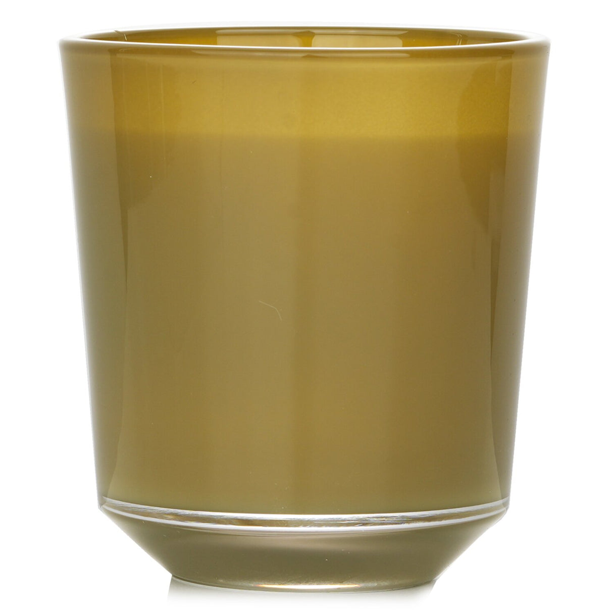 Bronze Santal Scented Candle in elegant glass, offering a soothing woody aroma for relaxation; burn time 40 hours.