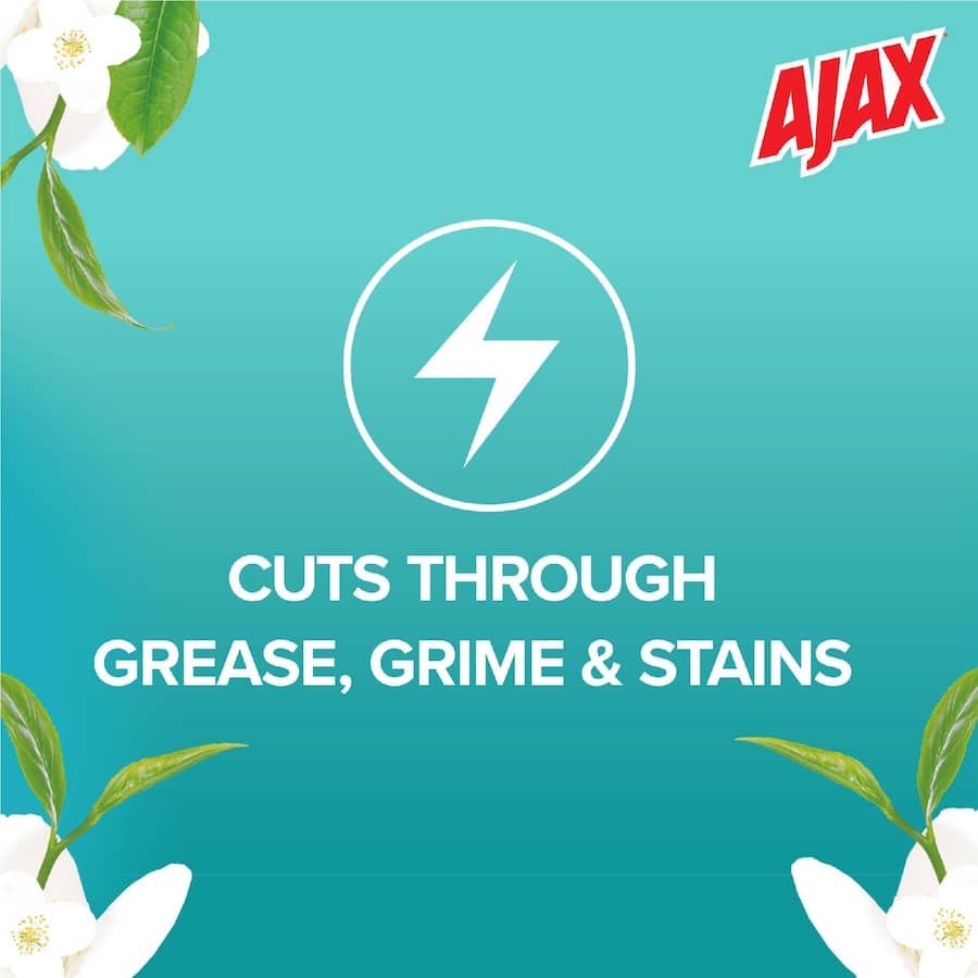 Ajax Disinfectant Cleaning Wipes Green Tea & Jasmine 110pack