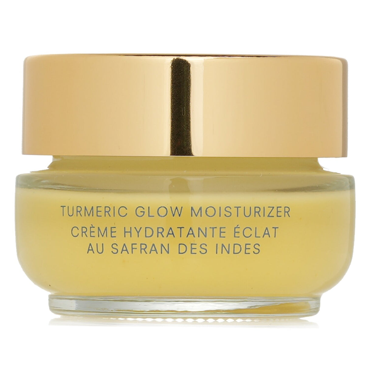 Kora Organics Turmeric Glow Moisturizer Miniature - 15ml, a vegan, organic cream for radiant, hydrated skin with anti-aging benefits.