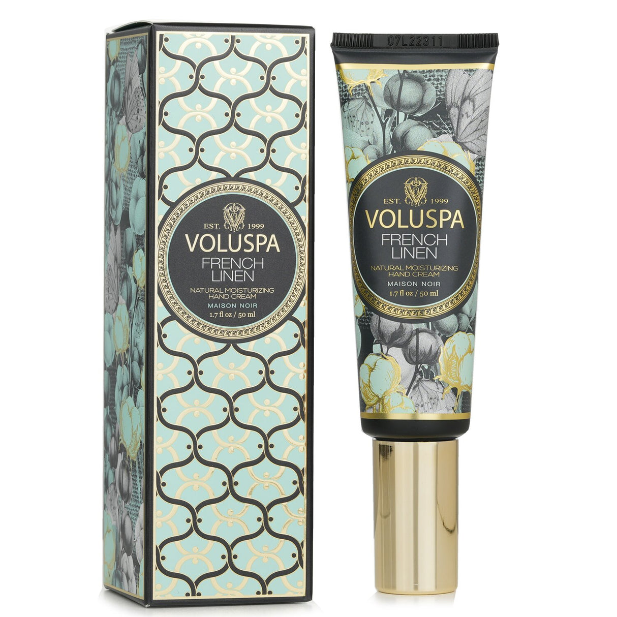 Luxurious 50ml hand cream with avocado oil and a heavenly Cotton Flower scent, perfect for soft, hydrated hands.
