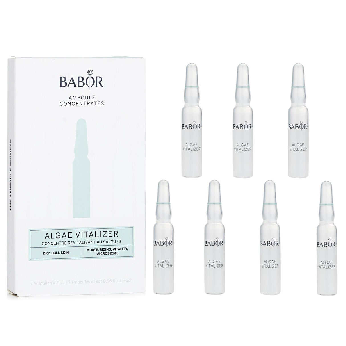 Babor - Ampoule Concentrates - Algae Vitalizer (For Dry, Dull Skin) - 7x2ml/0.0