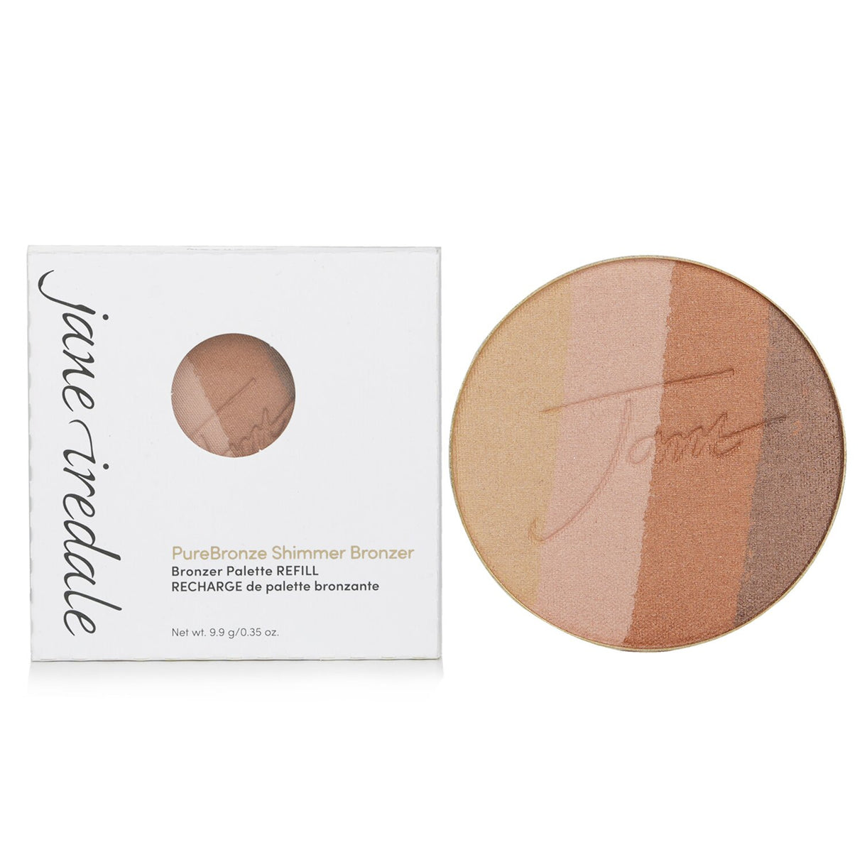Jane Iredale - PureBronze Shimmer Bronzer Palette Refill - # Moonglow - 9.9g/0.