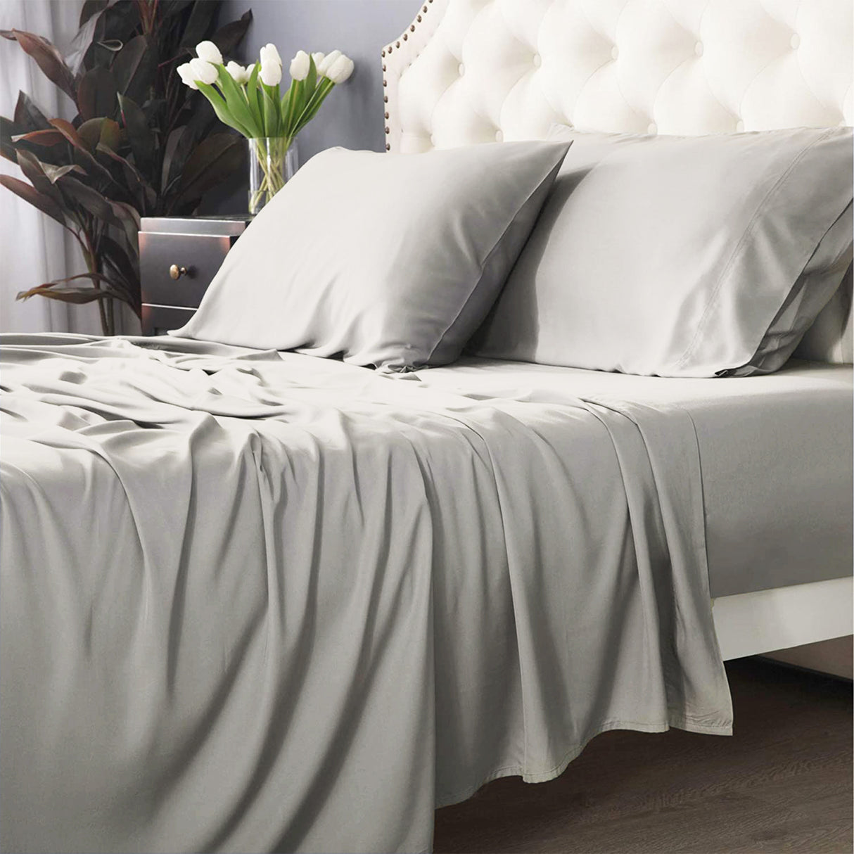 Park Avenue 500 TC Bamboo Cotton sheet set Long Single Dove