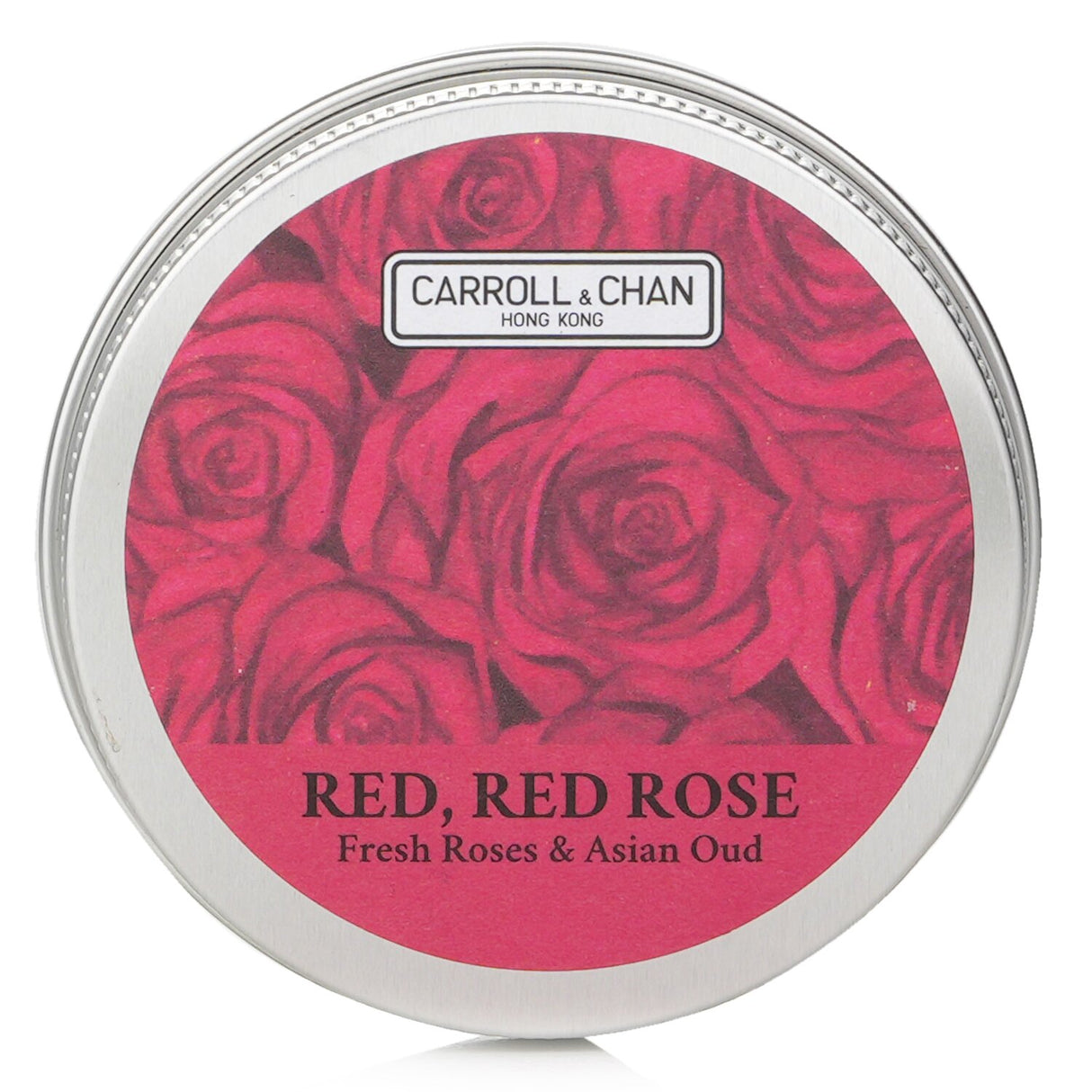 100% beeswax mini tin candle in red rose scent, featuring a wooden wick for a clean burn and eco-friendly packaging.
